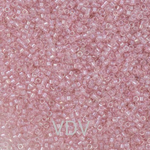 DB-1673 Бісер Miyuki Delica Beads 11/0 (райдужний рожевий) 50 гр