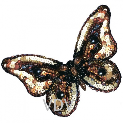БР-021 Брошка "Метелик" (набір для вишивання) 12х8 см, подарункова упаковка