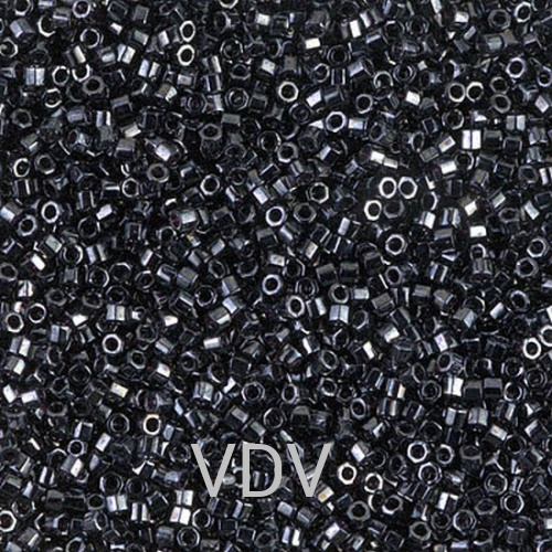 DBC-1 Бісер Miyuki Delica Beads Cut 11/0 (рубка, темний асфальт) 50 г