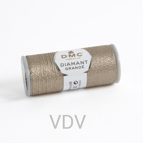 D225 Нитка Diamant металізована для ручної вишивки, 35 м