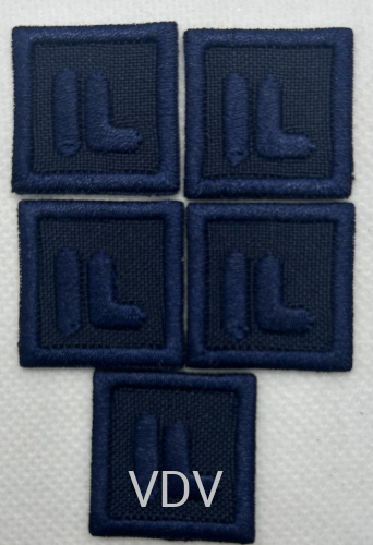 ТА-Г-F Термоаплікація клейова 25х25 мм, синій (уп. 5 шт)