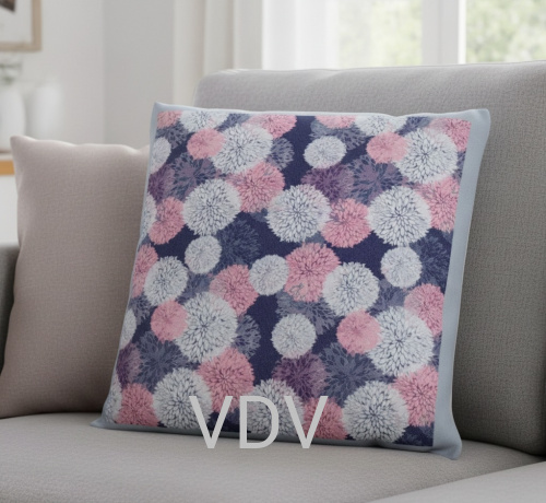 ГПМ-043 Чохол для інтер'єрної подушки (Вінтаж) 40х40 см