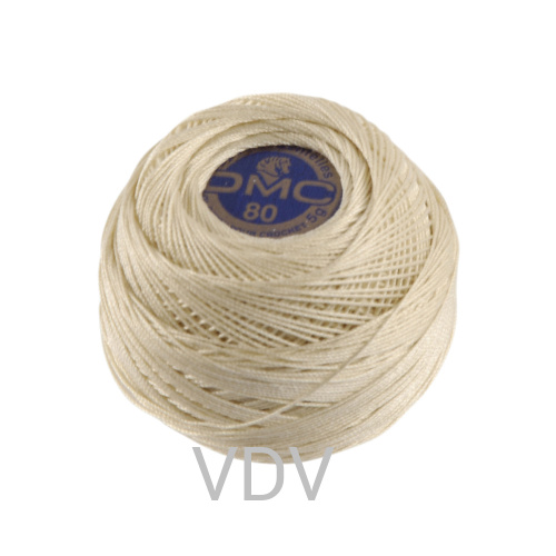 ecru Нитка DMC Brilliant Tatting (для вишивки) (10х90 м) 100% бавовна, арт.19