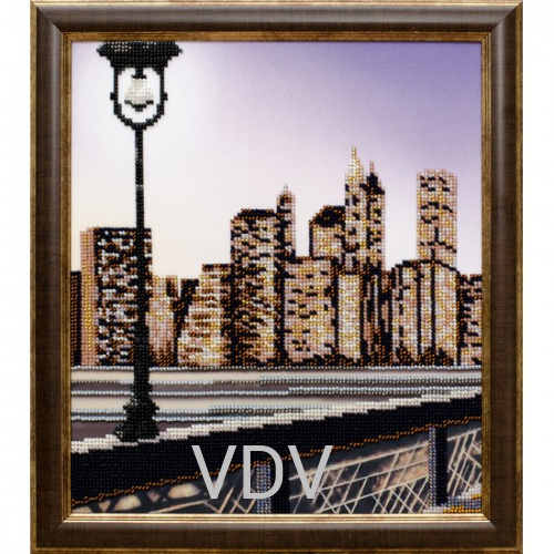КВ Т-0901 "Манхеттенська мрія" (вишита картина бісером Preciosa (Чехія) 23х26 см