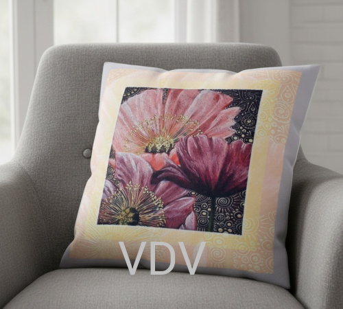 ГПМ-015 Чохол для інтер'єрної подушки (Декор) 40х40 см