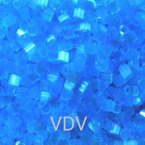849-10/0-05134 Бісер Чехія (сатин кристалічна рубка, блакитний світлий блідий) 50 г