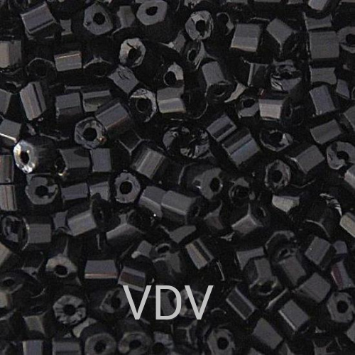 23980-11/0-31001-351 Бісер Чехія (рубка натуральний чорний) 50 г