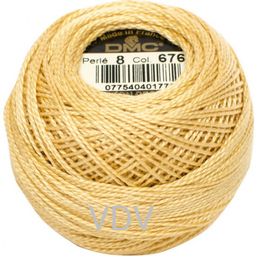 676 Нитка DMC Pearl Cotton (10х80 м) 100% бавовна, арт.116/8