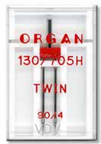 Наб. маш. голок Organ (Японія) Twin подвійна №90/4,0 (1 шт)
