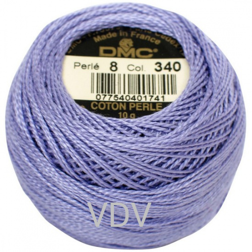 340 Нитка DMC Pearl Cotton (10х80 м) 100% бавовна, арт.116/8