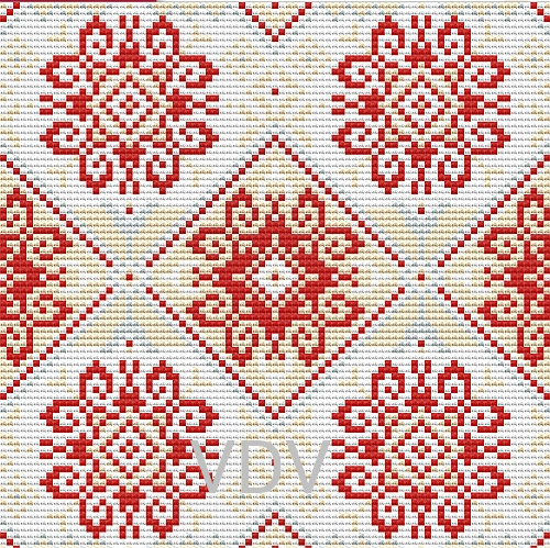 ПД-06 Схема для вишивки "Декоративна подушка" ВДВ (40х40 см) 