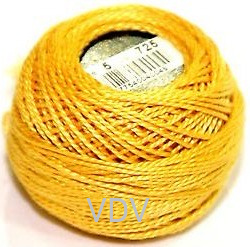 725 Нитка DMC Pearl Cotton (10х45 м) 100% бавовна, арт.116/5