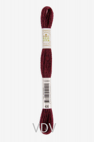 406 Нитка DMC Eco Vita, 100% органічна вовна (для вишивання) (6х16 м) арт.360