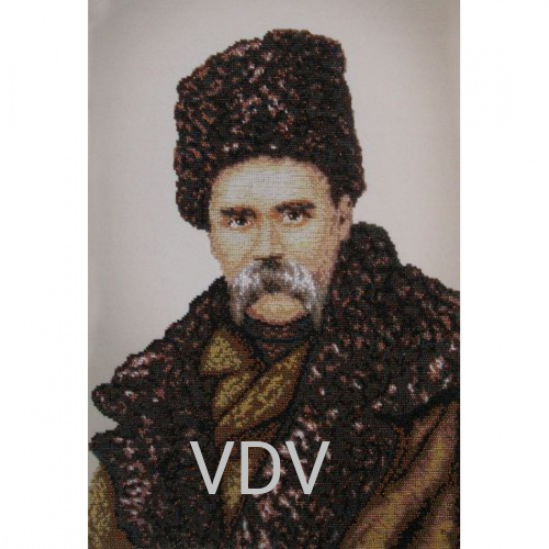 Т-0300 "Автопортрет Т.Г.Шевченка" (схема для вишивання бісером) 31х46 см