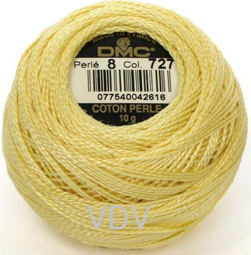 727 Нитка DMC Pearl Cotton (10х120 м) 100% бавовна, арт.116/12