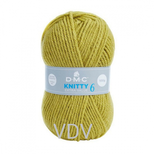 785 Пряжа DMC Knitty 6 (10 мотків х 100 гр) 137 метрів, 100% акрил (Франція)
