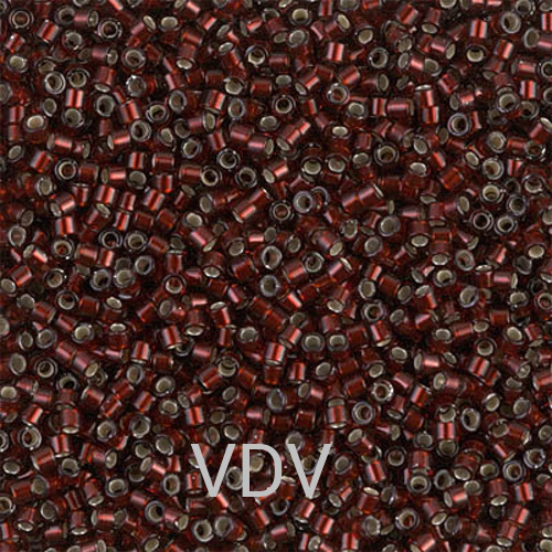 DB-1685 Бісер Miyuki Delica Beads 11/0 (блискучий бордовий темний) 50 г