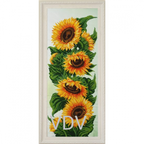 КВ Т-0565 "Барви сонця" (вишита картина бісером Preciosa (Чехія) 27х68 см