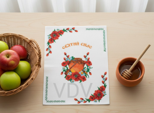 РС Т-39 Рушник до Спаса (схема для вишивання бісером) 26х40 см