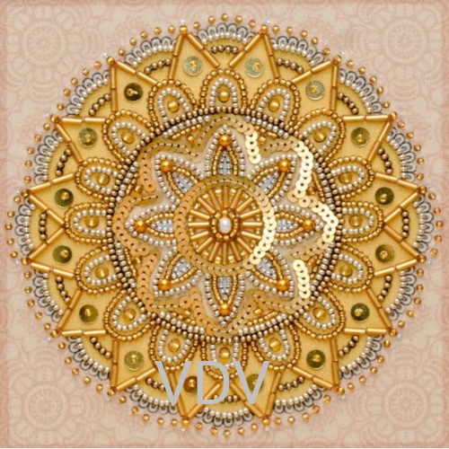 КВ ТН-1038 "На достаток!" (вишита картина бісером Preciosa (Чехія) 15x15 см