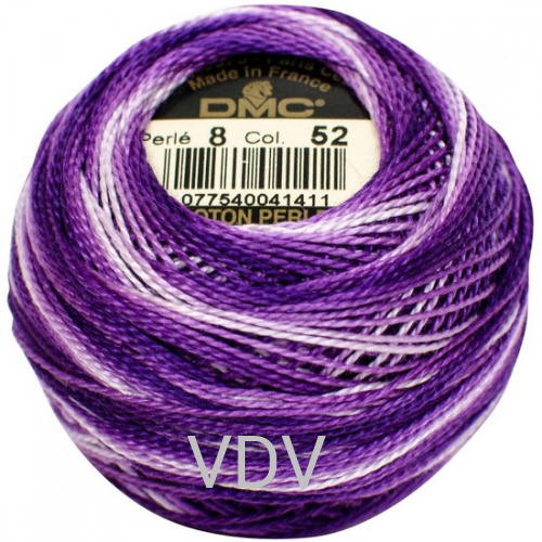 52 Нитка DMC Pearl Cotton (10х80 м) 100% бавовна, арт.116/8