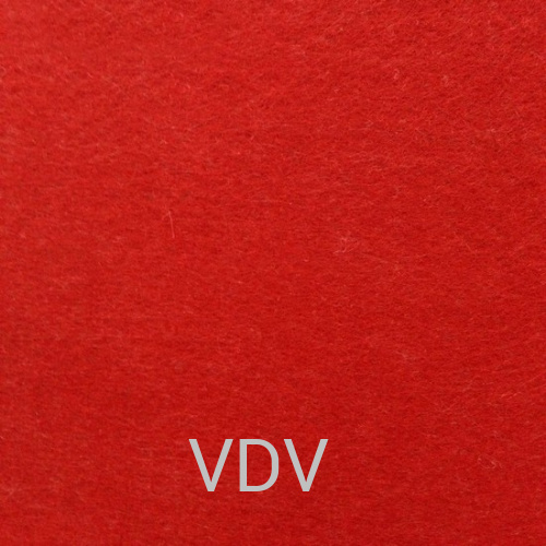 Н-035 фетр апретований, насичений червоний (в кв.м. для комплектацій)