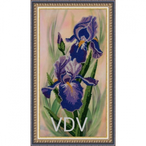 КВ Т-0684 "Елегантність" (вишита картина  бісером Preciosa (Чехія) 17х31 см