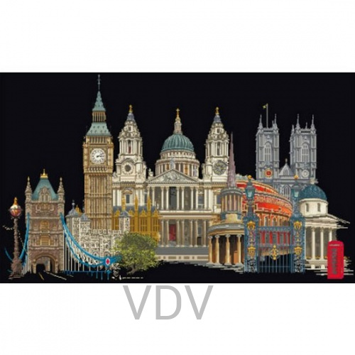 Тhеа Gouverneur 470.05 (набір для вишивання муліне) "Лондон" 79x50 см