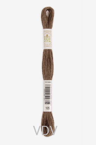 105 Нитка DMC Eco Vita, 100% органічна вовна (для вишивання) (6х16 м) арт.360