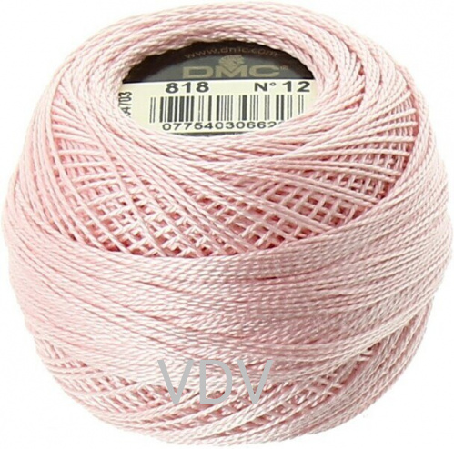 818 Нитка DMC Pearl Cotton (10х120 м) 100% бавовна, арт.116/12