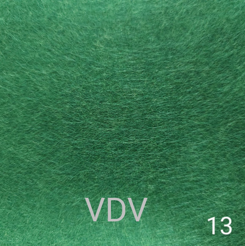 HQ170-013 фетр апретований, листовий товщина 1.2 мм, розмір 20х30 см (уп.10 шт.) смарагдово-зелений ( від 10 уп)