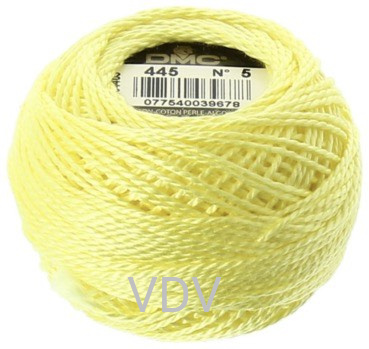 445 Нитка DMC Pearl Cotton (10х45 м) 100% бавовна, арт.116/5 445 Нитка DMC Pearl Cotton (10х45 м) 100% бавовна, арт.116/5