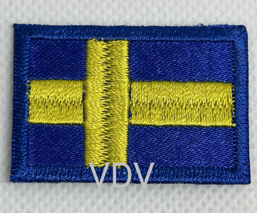 Термоаплікація клейова "Прапор Sweden" 40х27 мм (уп. 5 шт) ТА-10482 