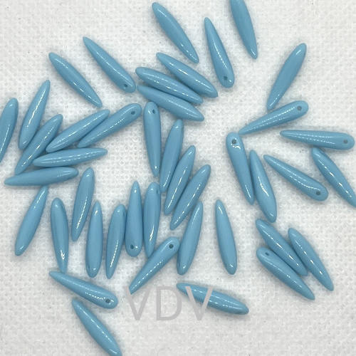 111-01340-00-5/16мм-63020 Намистини THORN (блакитний натуральний) (10 г)