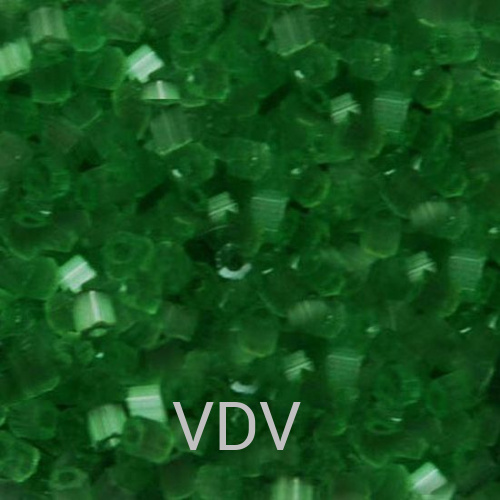 850-10/0-05161 Бісер Чехія (сатин кристалічна рубка, зелений світлий блідий) 50 г