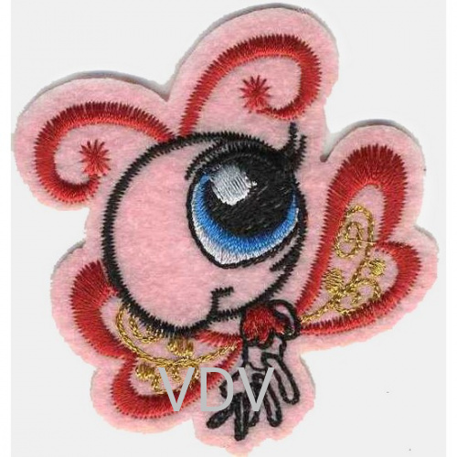 Термоаплікація клейова "Метелик" 60х60 мм (уп. 5 шт) ТА-0016 