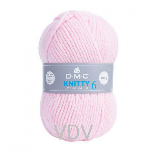 958 Пряжа DMC Knitty 6 (10 мотків х 100 гр) 137 метрів, 100% акрил (Франція)
