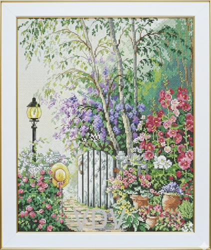 М-0291 "Барви літа" (набір для вишивання муліне ДМС) 25х31 см. Вишивка Пейзаж.