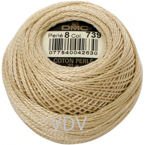 739 Нитка DMC Pearl Cotton (10х80 м) 100% бавовна, арт.116/8