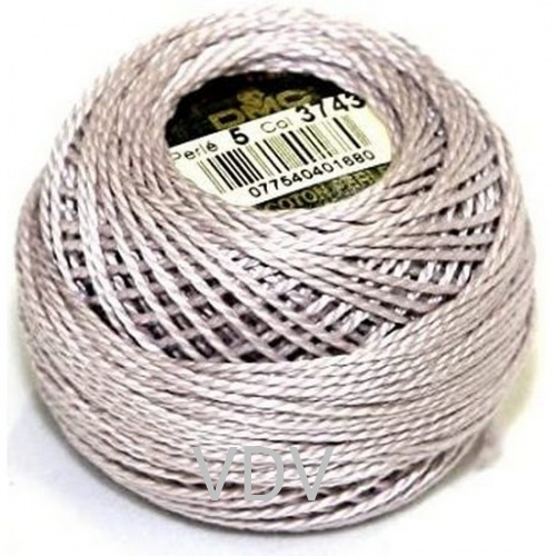 3743 Нитка DMC Pearl Cotton (10х45 м) 100% бавовна, арт.116/5