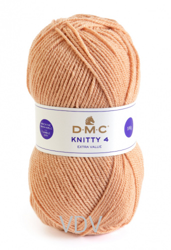 600 Пряжа DMC Knitty 4 (10 мотків x 50 гр) 140 метрів, 100% акрил (Франція)