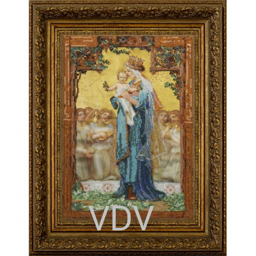 КВ Т-0440 "Мадонна з дитиною" (вишита картина бісером Preciosa (Чехія) 30х43 см