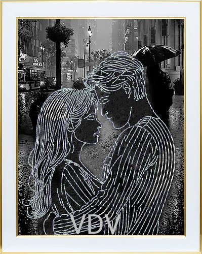 ТН-1402 "Пара закоханих" (набір для вишивання вприкріп) 28х36 см