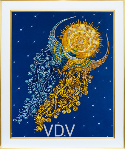 ТН-1371 "Птах Всесвіту" (набір для вишивання бісером вприкріп) 29х37 см. Вишивка Символика