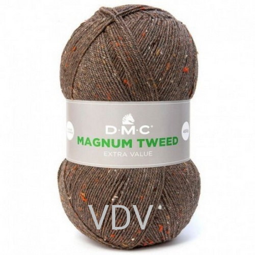 624 Пряжа DMC (Франція) Magnum Tweed (3х400 г/840 м) 74% акрил, 20% вовна, 6% віскоза
