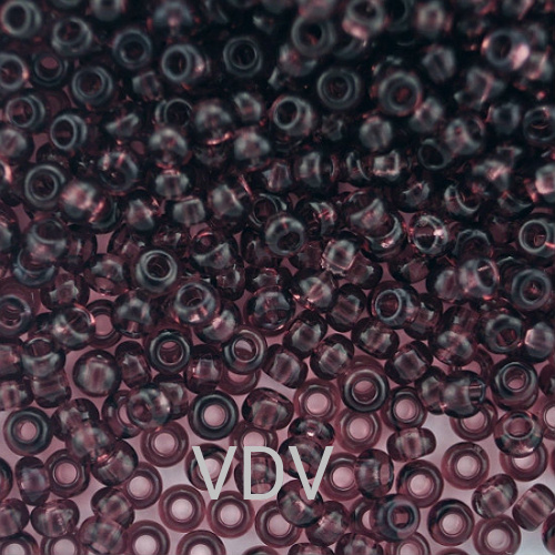 131-15/0-20060 Бісер Чехія (прозорий, аметистовий) 10 г