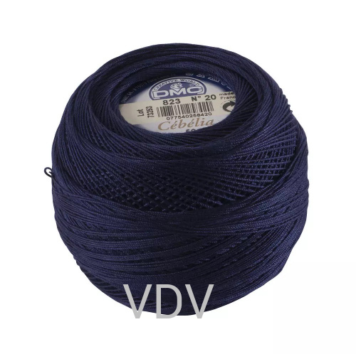 823 Пряжа DMC (Франція) Cebelia (10х50 г/380 м) 100% бавовна, арт.167/20