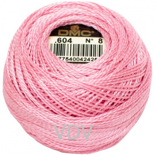 604 Нитка DMC Pearl Cotton (10х80 м) 100% бавовна, арт.116/8