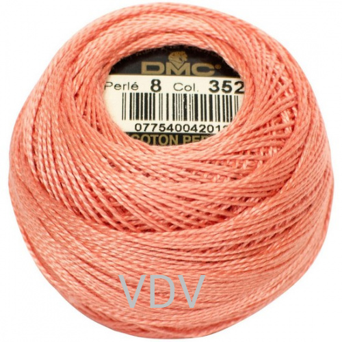 352 Нитка DMC Pearl Cotton (10х80 м) 100% бавовна, арт.116/8