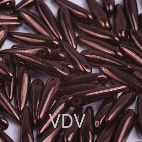 111-01340-00-5/16мм-23980-15726 Намистини THORN (металізований, бронза темна) (10 г)